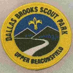 Dallas Brooks Scout Park cloth badge for sale